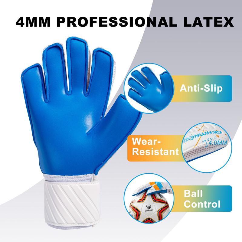 Soccer Goalie Goalkeeper Gloves – Pro-Level Super Superior Grip, Enhanced Finger Protection, Breathable & Durable Comfort for Training, Matches – Youth, Kids, Adult Sizes 6-10 Soccer Goalie Goalkeeper Gloves – Pro-Level Super Superior Grip, Enhanced Finger Protection, Breathable & Durable Comfort for Training, Matches – Youth, Kids, Adult Sizes 6-10