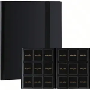Card Binder 9 Pocket Storage 360 Card Binder,Trading Card Binder Senior and Sturdy Side-Loading Album,Intended ForMTG, TCG,Game Cards & Baseball Card Binde