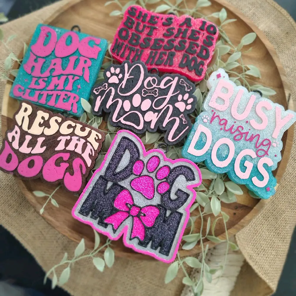 Dog Mom Dog Parent Car Freshie Air Freshener Car Diffuser, Car Fragrance Set, Cars