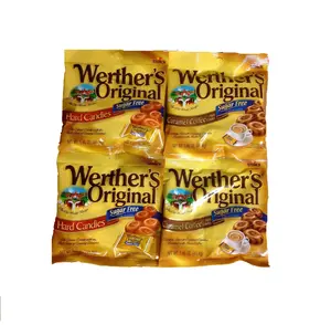Werther's Original Sugar-Free Candies Bundle - 4 Items: Hard and Caramel Coffee