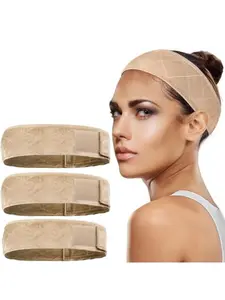 3 Pcs Velvet Hair Bands Set - Female-Designed Securing Headwear Bands, Comfortable Breathable Non-Slip Holders for Hair Accessory Fixing - Suitable for Displaying on Headwear Stands/Mannequin Heads Soft Headband