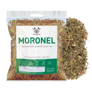 Herbalista - Premium Moronel 4oz (114g) Loose Leaf Tea  | Planta de la Vida | Synadenium Grantii | Wildcrafted, Non-GMO, All-Natural Wellness Tea | Makes 40+ Cups