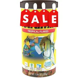 Nutritionally Balanced Tropical Flake Food for Tropical Fish, 7.06 oz (pack of 1)