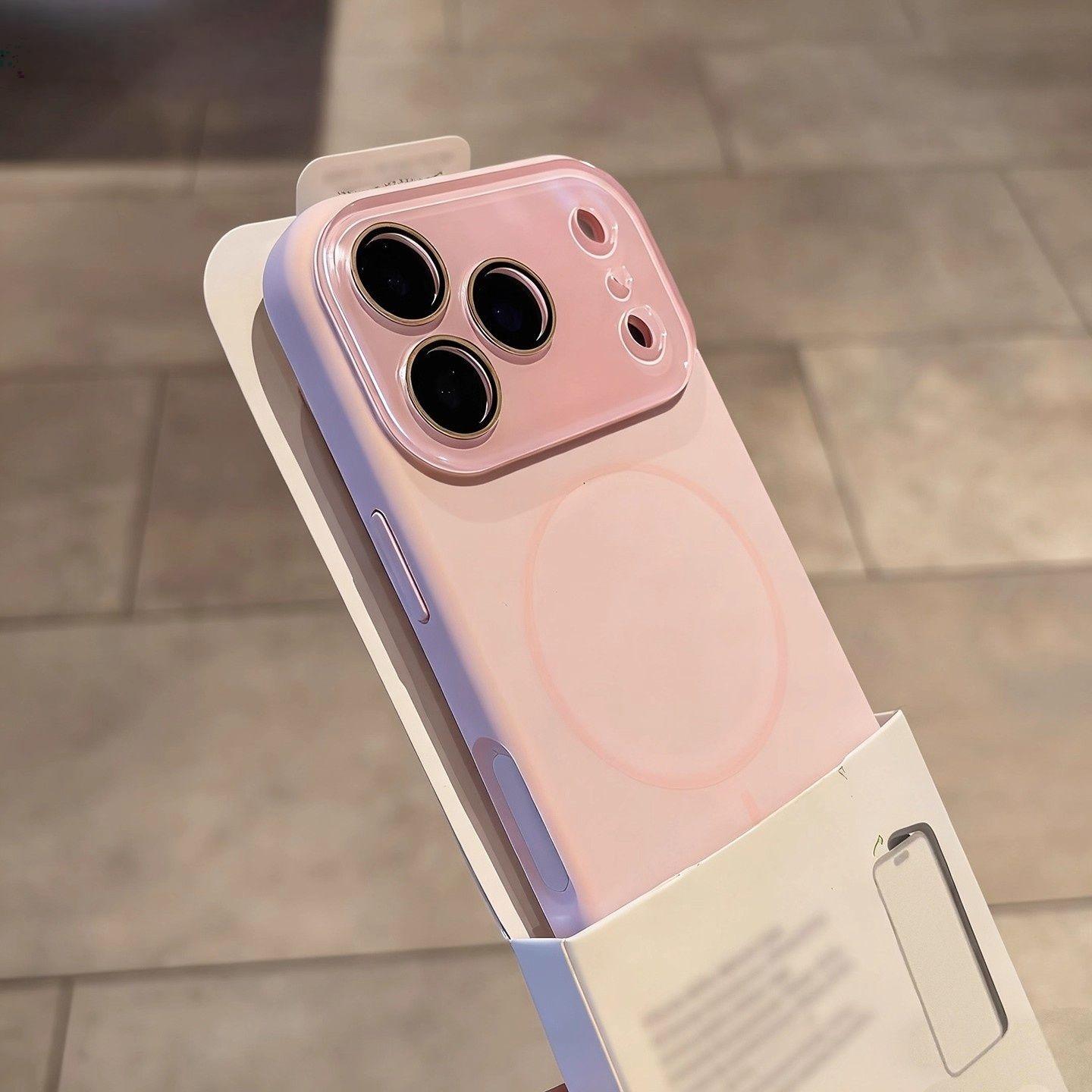 New Apple iPhone 17 Pro Max Case Liquid Silicone Full Coverage, Magnetic Charging Compatible, Soft Protective Phone Cover, Shockproof Phone Cover