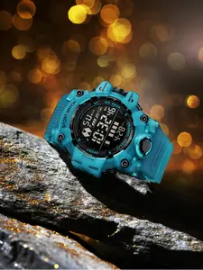 Men's Sportive Digital Watch, Fashionable Digital Watch with Luminous Dial & Alarm Mode, Modern Waterproof Watch, Water Resistant Watch with Digital Display for Men, Sporty Waterproof Watch, Sports Digital Watch
