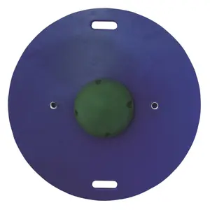 Cando  16 in. Balance Combo Circular Wobble & Rocker Board, Green