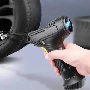 120W Car Air Pump Wireless/Wired Electric Car Tire Inflatable Pump Portable Air Compressor for Tires Digital Auto Tire Inflator air mattress