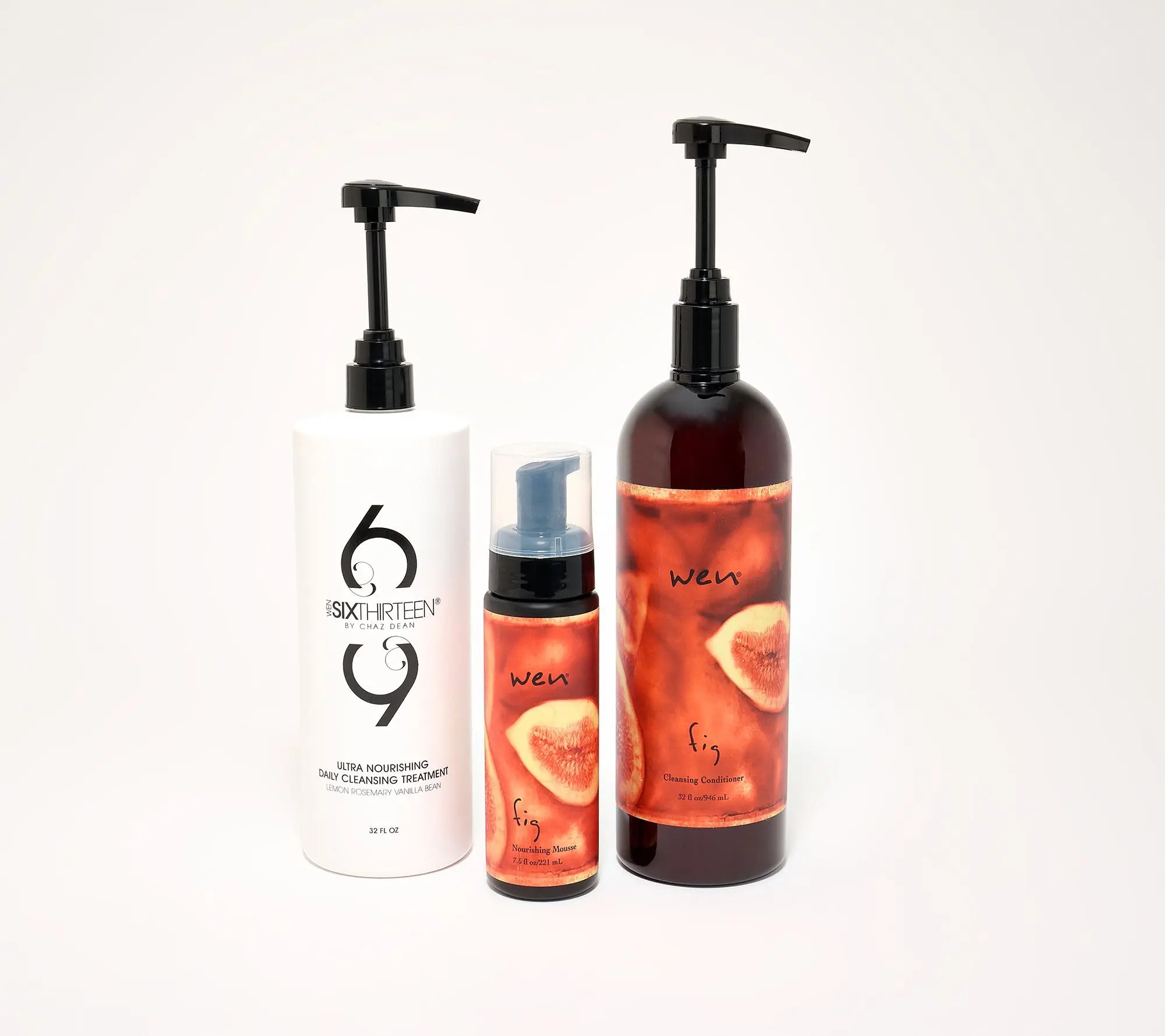 WEN by Chaz Dean 32oz 2pc Cleansing Set + 7.5oz Mousse WEN by Chaz Dean 32oz 2pc Cleansing Set + 7.5oz Mousse