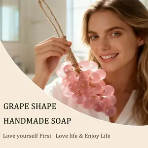 Grape Soap - Body & Skin Care Cleaner for Oil & Dry Skin Types, Moisturizing, Washing Hand - Gift Box Packaging - Perfect for All Occasions - Thanksgiving, Christmas, Mother's Day, Halloween Gifts