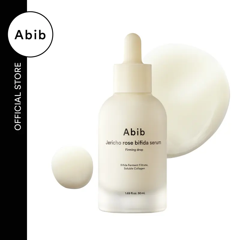 [Abib Official] Jericho Rose Bifida Firming Drop Serum 50ml, Anti-Aging Hypoallergenic Sensitive Skincare - Hydrating, Skin Repair, Pore Refinement, Glow Boost, Even Tone, Collagen Boost, All Skins Essence