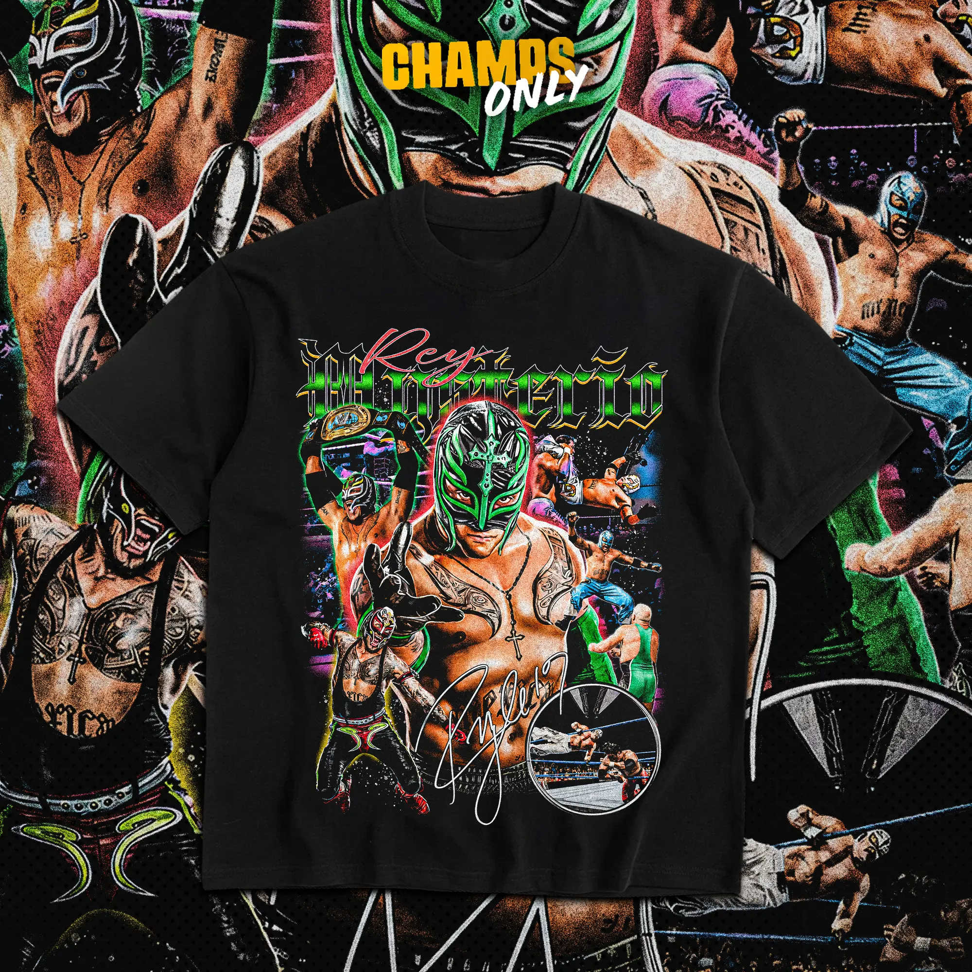 [CHAMPS ONLY] Rey Mysterio 619 Vintage Wrestling Shirt, Lucha Libre Graphic Tee, Legendary Masked Wrestler Fan Gift, Unisex T-Shirt & Hoodie