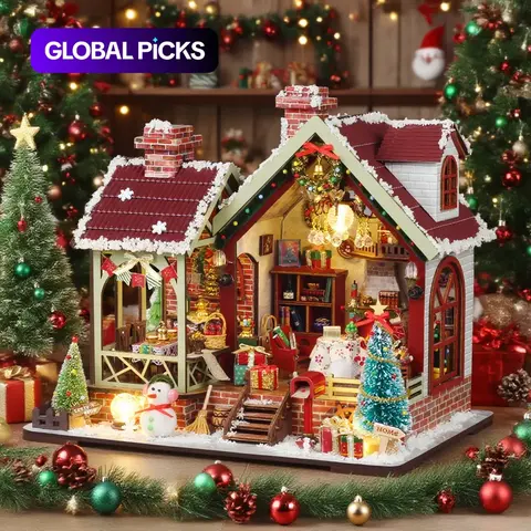 DIY 3D Wooden Book Nook Kit, Handcrafted Wooden Puzzle, Creative Decorative Model for Bookshelves, Ideal Gift for Birthdays and Holidays, Wooden Handmade Puzzle #GLOBAL PICKS