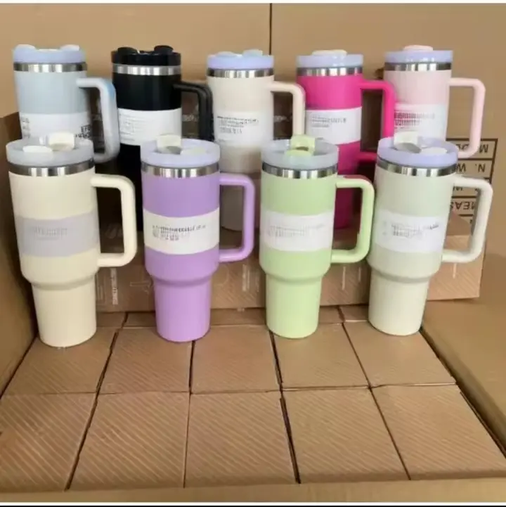 40oz staunless steel cup with logo
