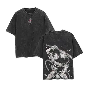 Toji Fushiguro The Sorcerer Killer Ver.2 Jujutsu Kaisen Manga Washed Heavyweight Cotton T-shirt, Gift For Anime Fan, Anime Lover Clothing Menswear
