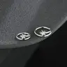 Oufer 16G Star CZ Hinged Segment Cartilage Ring Orbital Piercing Earring