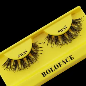 Boldface Makeup Party collection Sway Eyelashes-  totally unique styles, 10mm inner length, 14mm Center Length, 15mm Outer Length, 19mm Design Length, 34mm Band