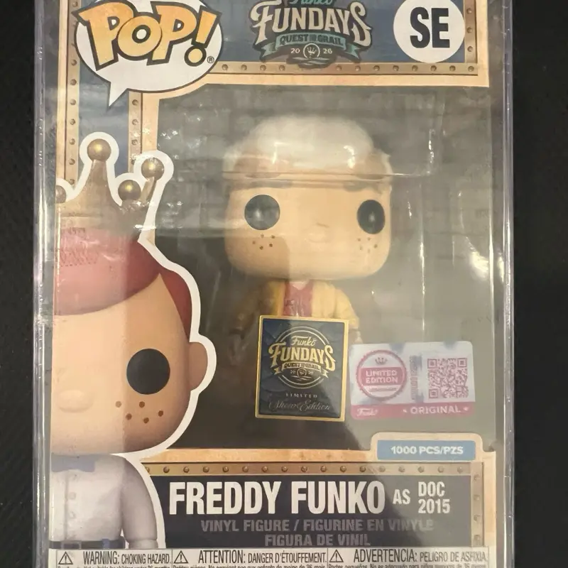 Freddy funko as Doc 2015 yellow