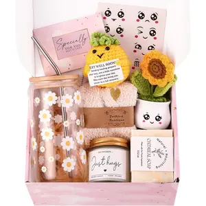Get Well Care Package Gifts for, Self Care Gifts Basket, After Surgery Recovery Gift Set for Sister Mom, Thank of You Present for Her