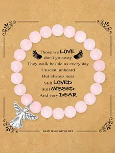 Guardian Angel Memorial Bracelet, Fashion Jewelry for Party, Daily Clothing Decor, Trendy All-match & Exquisite Jewelry for Birthday Gift, Fashionable Jewelry Accessories