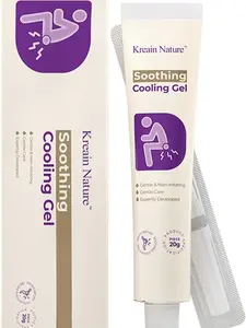 Kreain Nature Soothing Cooling Gel | Gentle Relief from Hemorrhoid-Related Itching, Swelling & Discomfort - Cooling, Non-Irritating Daily Care