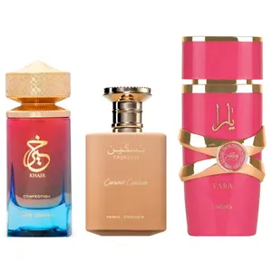 TASKEEN CARAMEL+ KHAIR CONFECTION + YARA CANDY By Lattafa Perfumes (Women) 3.4oz (100ML) - Fragrance Gift Bundle