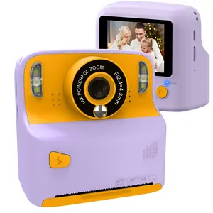 Instant Print Camera, 1 Count Kids Camera with Print Paper, Digital Camera with 3 Rolls Printer Paper, Birthday Gifts Toy for 3-12 Year Old Girls Boys
