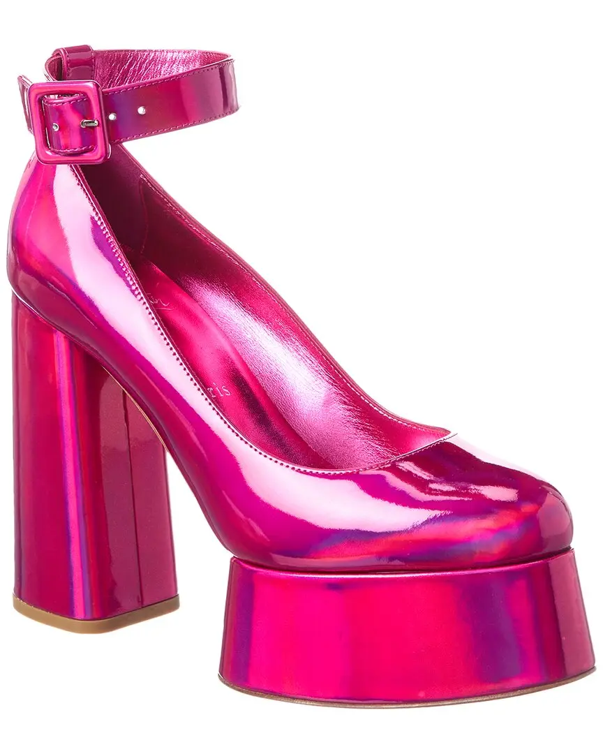 Christian Louboutin Yazefir 130 Leather Platform Sandal