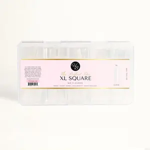 XL Square Nail Tips | No C-Curve