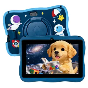 7-inch children's Android Wifi Tablet, Learning Entertainment Tablet, Android 12, dual cameras, parental control, educational and entertainment all-in-one machine, suitable for boys and girls, holiday gift, no adapter, New Year gift