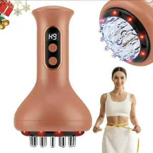 Multifunctional Meridian Massager, Portable Electric Lymphatic Massager, Cordless Electric Massager, 9 Adjustable Intensity Levels, Suitable for Legs, Arms, and Abdomen, Electric Body Massage Tool.