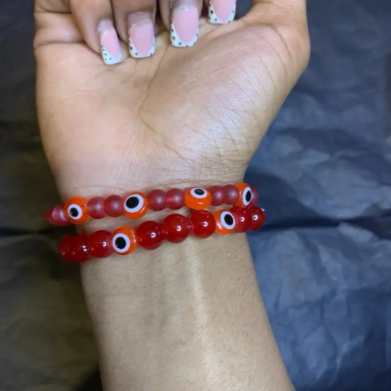 Non-Natural Crystals TPU Power Beads Bracelet, Healing Spiritual Jewelry Accessory