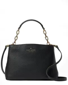 kate spade new york Aubrey Pebbled Leather Chain Top Handle Satchel
