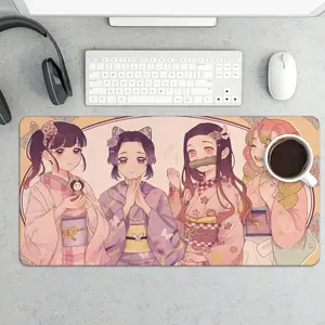 Demon Slayer Kanroji Mitsuri Mouse Pad - Vibrant Anime Design for Gamers & Enthusiasts - Perfect Gift for Fans