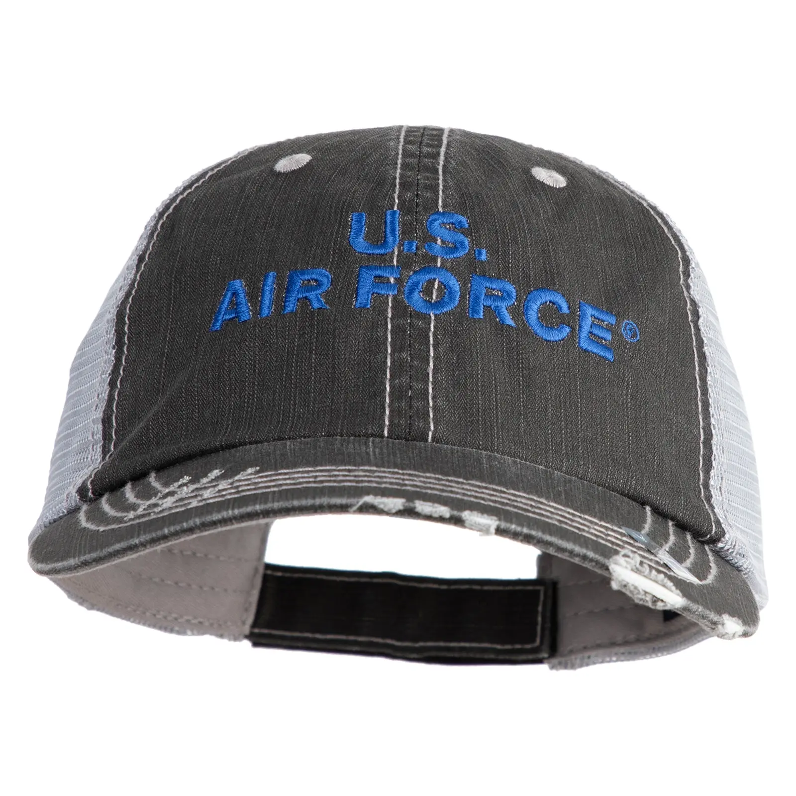 US Air Force Navy Letter Embroidered Low Profile Special Cotton Mesh Cap