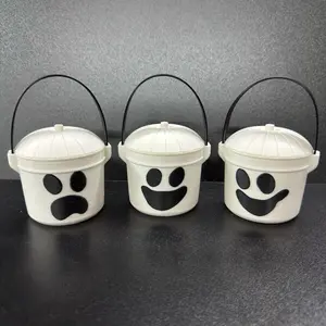Ghost Boo Bucket | Cute Halloween Candy Holder & Decor