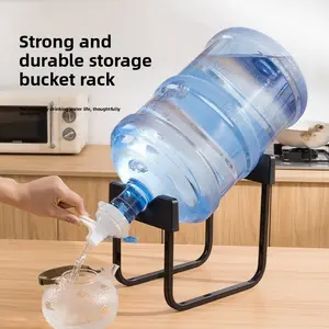 Water Dispenser Stand for Home and Kitchen Use with 5 Gallon Bottles, Easy Manual Pumping System, Thickened Water Spout for Bottled Water Convenience