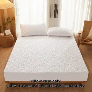 Waterproof Layered Bed Sheet Set, Soft Comfortable Plain Color Bedding, Ideal for Bedroom Guest Room Dormitory Use