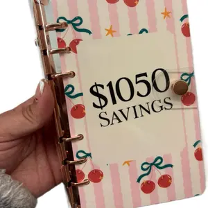 Cherry savings binder