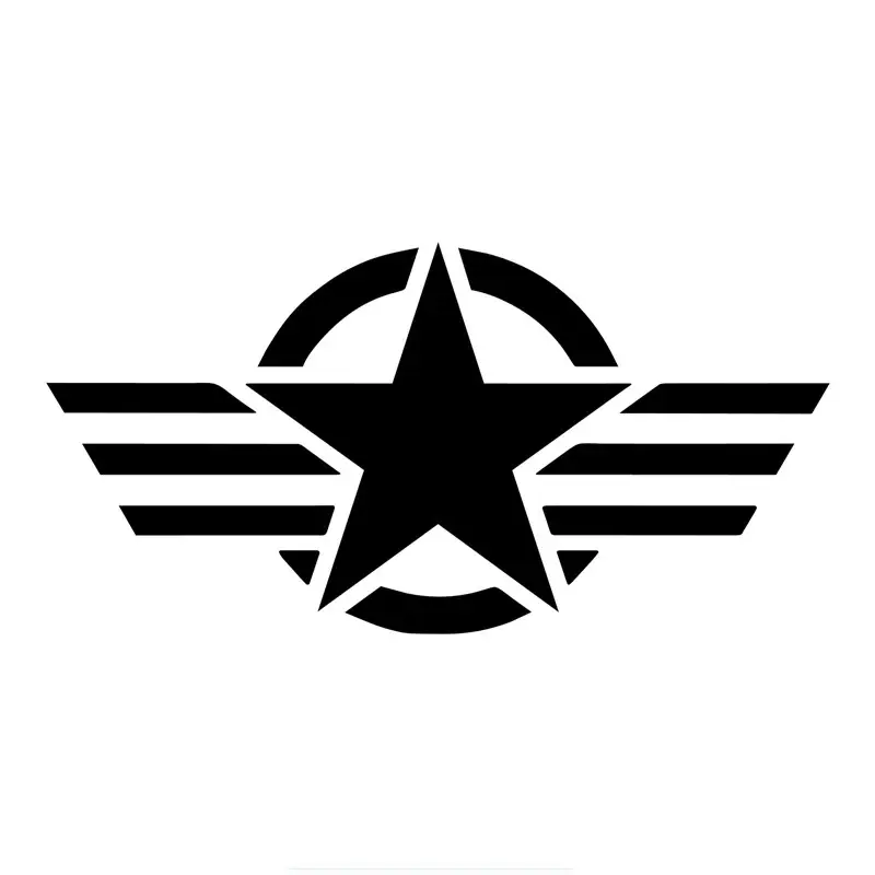 US Army Style Waterproof PVC Car Sticker - Easy-Application Automotive Decal, Military Pride Vehicle Accessory for Cars, Motorcycles, Vehicles