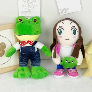 Adorable Frog Couple Plush Toy Dolls, Cute Stuffed Animal Figures, Perfect Gift for Kids and Collectors, Soft and Huggable