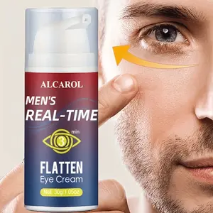 Men's Eye Cream, Real-Time Wrinkle Reduction, 3-Minute Effect, Reduces Dark Circles, Tightening Anti-Wrinkle, Non-Greasy, Refreshing