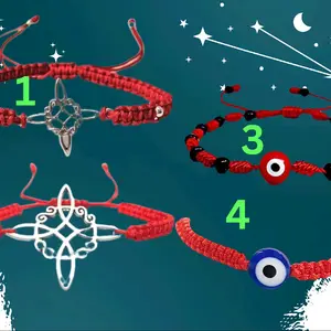 witches knot bracelet. Evil eye red bracelet