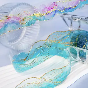 35MM * 2M PET Watercolour Smudge Tape Handbook DIY Material Decorative Sticker Tape