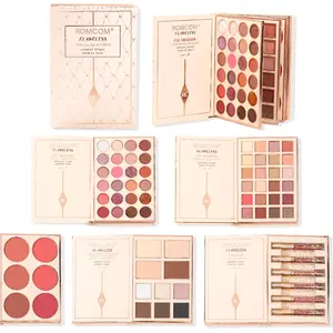 48-Color Pearl and Matte Eyeshadow Palette, Highlighter, Blush, Contour, Multi-Functional Book-Shaped Eyeshadow Palette