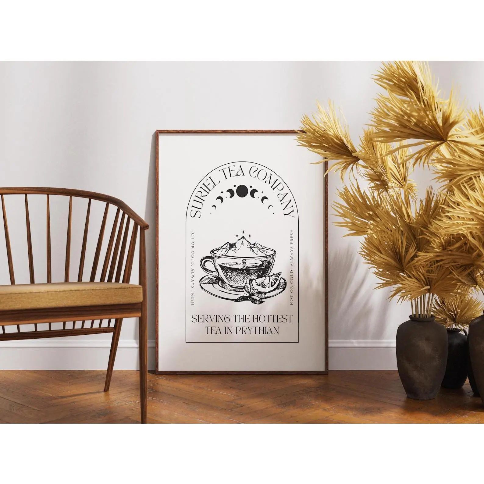 ACOTAR print Poster, The Suriel Tea Co Velaris Home Decor, Printable Wall Art, Maasverse booktok, Bookish Posters, Sarah J Maas