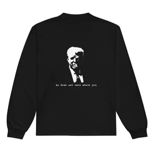 THE MONSTER/NO GODS ANTI-MAGA ANTI-TRUMP Premium Heavyweight Long Sleeve Shirt