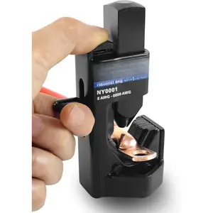 Hammer Lug Crimper Tool - 0000 AWG  and Welding Cables( 8 AWG TO 4/0 Wire Gauge)