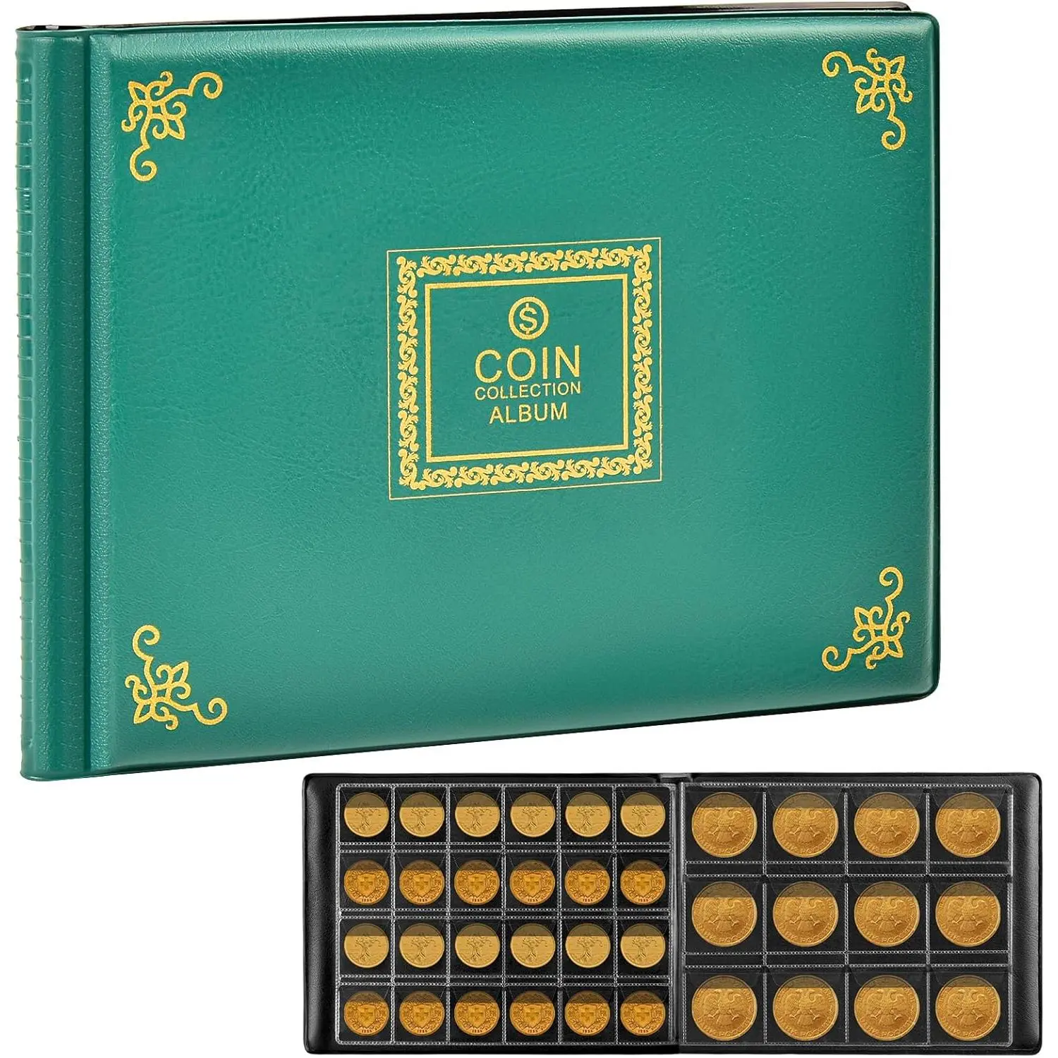 Vintage pattern green