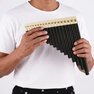 Single pack: 18 black clarinets plus storage bag, made of ABS plastic, classic design, includes carrying bag, easy to play, portable, comfortable grip, smooth mouthpiece, suitable for performances, teaching, and practice.