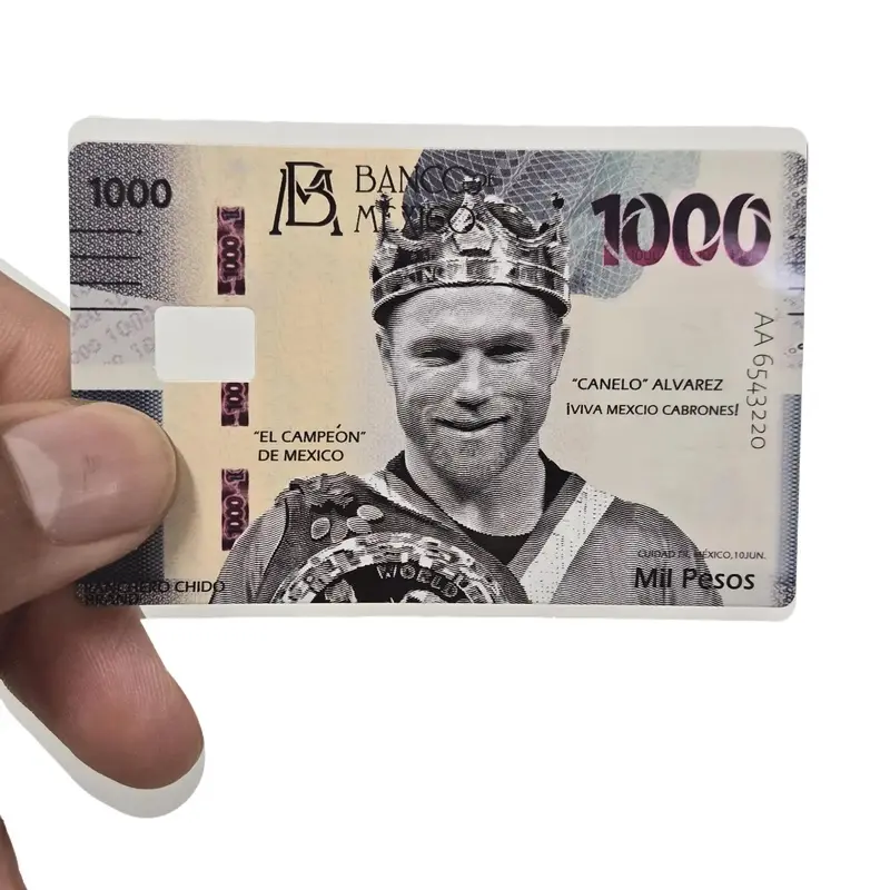 Saul Alvarez Premium Boxing Champion Credit Card Sticker Debit/Credit Card Covers - Premium Vinyl, Vibrant Designs, Easy Application